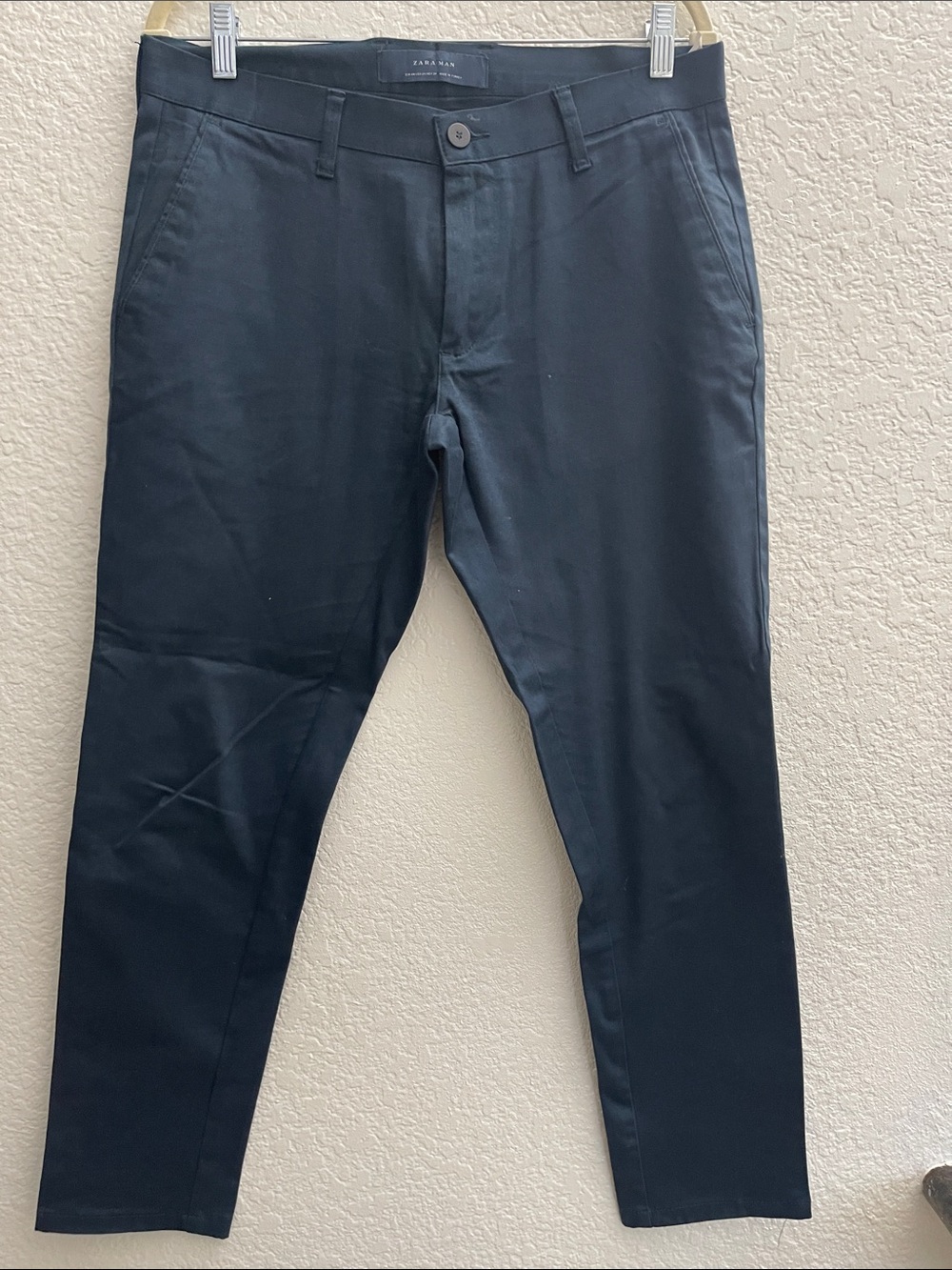 Zara medium blue color Slim Fit Chinos